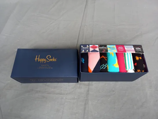 BOXED HAPPY SOCKS 7 DAYS SOCKS - UK 7 1/2 - 11 1/2