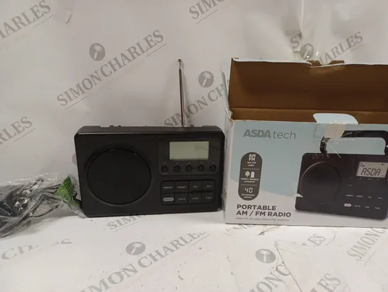 BOXED PORTABLE AM/FM RADIO