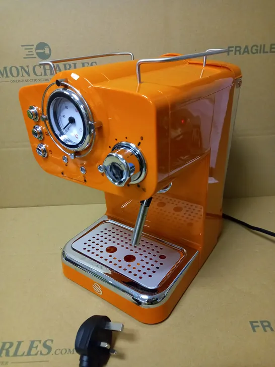 SWAN COFFEE MACHINE IN ORANGE 