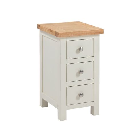 BOXED AUDREY 3 DRAWER BEDSIDE TABLE 