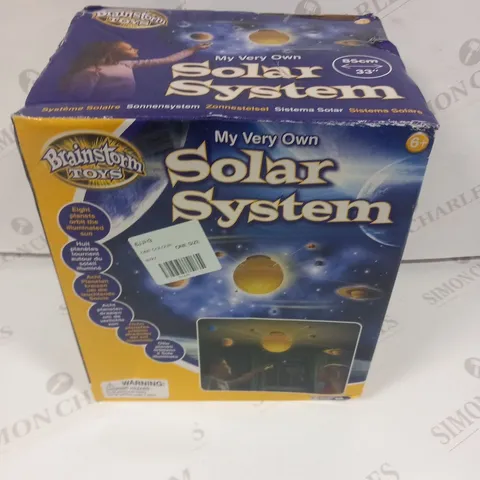 BRAINSTORM TOYS MY VERY OWN SOLAR SYSTEM AND SET OF 3 CHRISTMAS PARCELS DECORATION