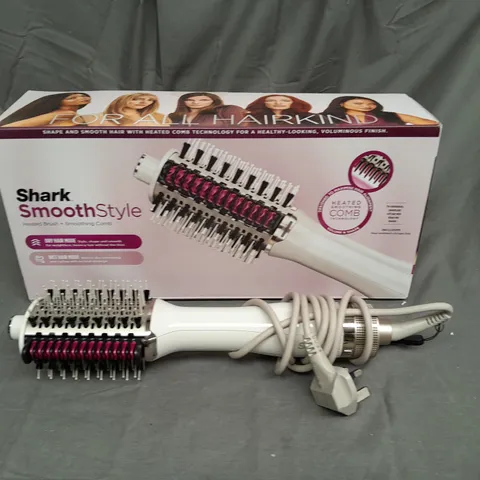 BOXED SHARK SMOOTHSTYLE HOT BRUSH & SMOOTHING COMB