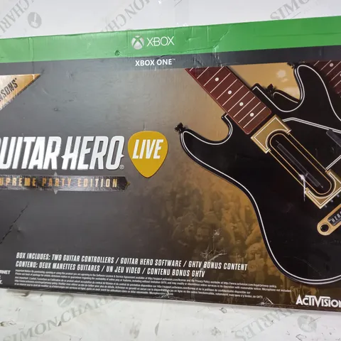 BOXED GUITAR HERO LIVE SUPREME PARTY EDITION FOR XBOX ONE