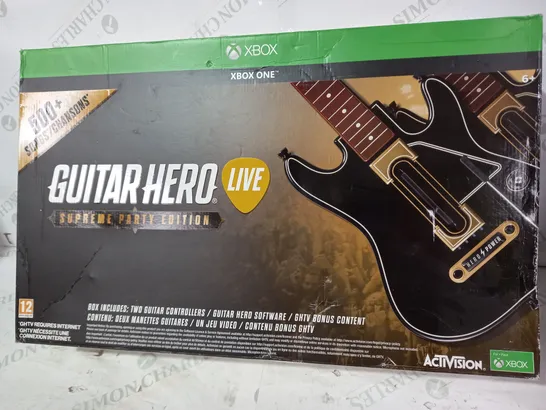 BOXED GUITAR HERO LIVE SUPREME PARTY EDITION FOR XBOX ONE