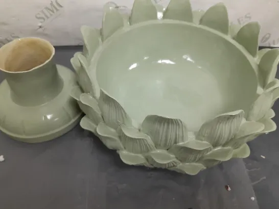 Alison Cork Artichoke Footed Bowl Vase