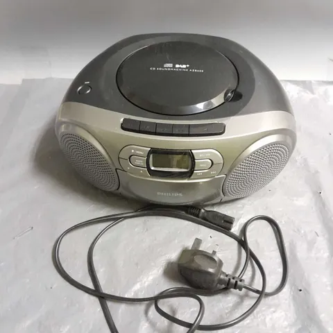 BOXED PHILIPS CD SOUNDMACHINE AZB600 IN SILVER