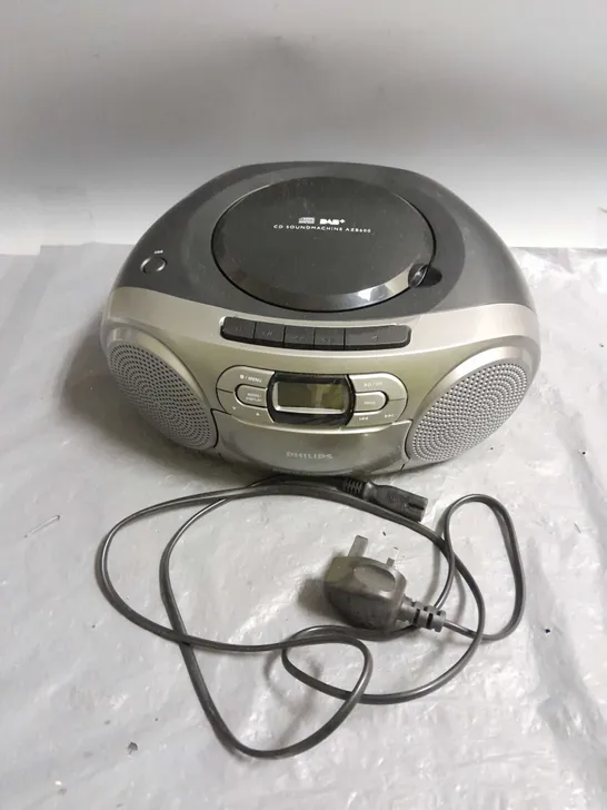 BOXED PHILIPS CD SOUNDMACHINE AZB600 IN SILVER