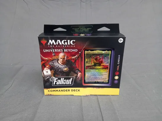 MAGIC THER GATHERING UNIVERSE BEYOND FALLOUT COMMANDER DECK AGES 13+