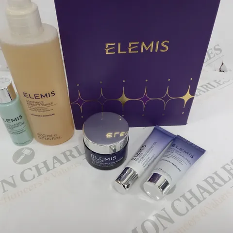 LOT OF 5 ASSORTED ELEMIS BEAUTY ITEMS TO INCLUDE TONER AND FACE MASK