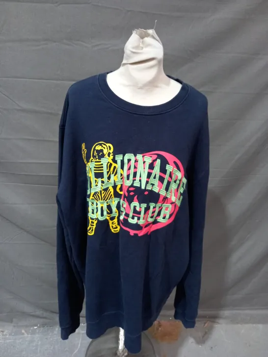 BILLIONAIRE BOYS CLUB NAVY JUMPER - XXL