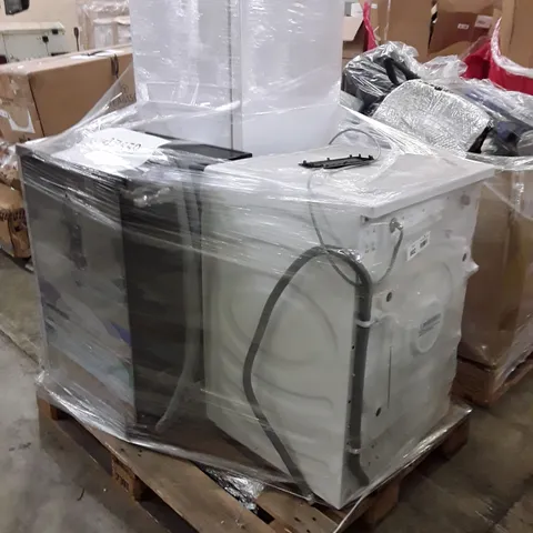 PALLET OF THREE ASSORTED UNPROCESSED RAW RETURN WHITE GOODS TO INCLUDE;