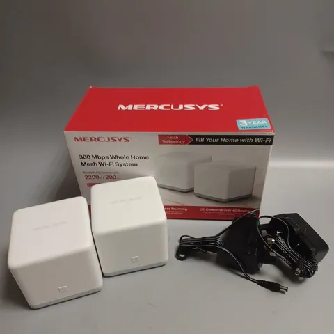 BOXED MERCUSY 300MBPS WHOLE HOME MESH WIFI SYSTEM 