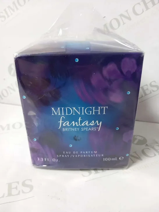 BOXED AND SEALED BRITNEY SPEARS MIDNIGHT FANTASY EAU DE PARFUM SPRAY 100ML