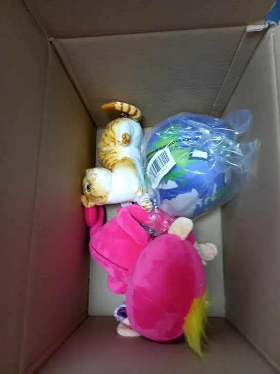 BOX OF APPROXIMATELY 15 ASSORTED PLUSHIES