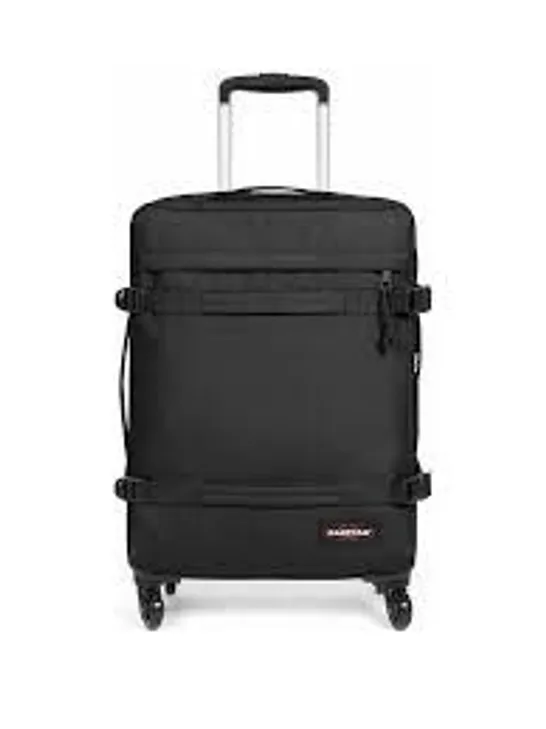 EASTPAK TRANSIT'R 4 WHEEL CABIN SUITCASE IN BLACK SIZE SMALL