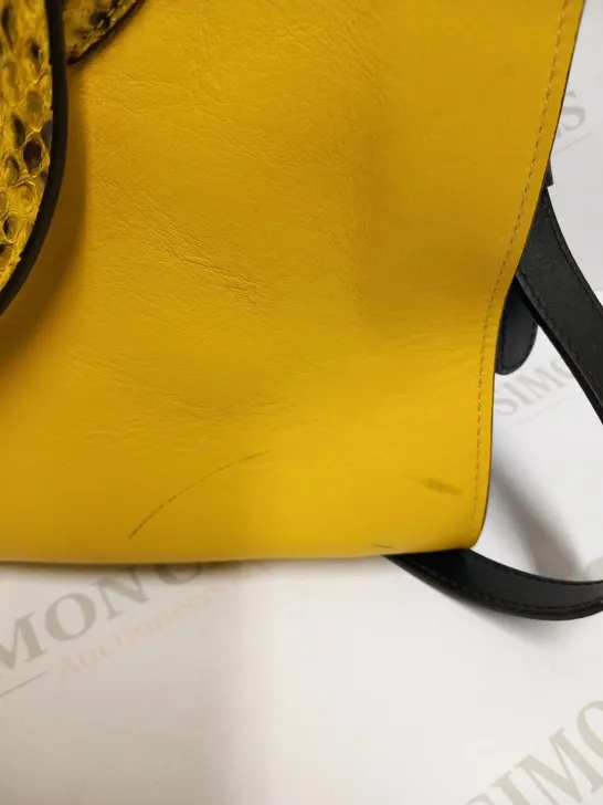 ROBERTO CAVALLI YELLOW MEDIA BAG