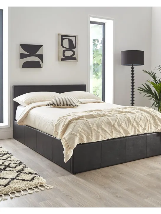 BOXED MARSTON DOUBLE LIFT UP BED	- GREY (2 BOXES)	 RRP £279