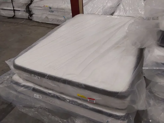 QUALITY BAGGED 4'6" DOUBLE CALTHORPE PILLOW TOP POCKET SPRUNG MATTRESS