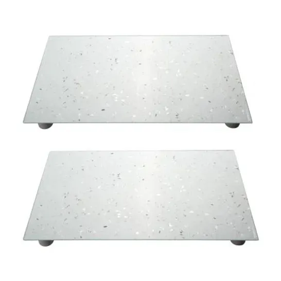 BOXED TYPHOON ELEMENTS QUARTZ SET OF 2 HOB PROTECTORS - SET OF 2 (1 BOX)