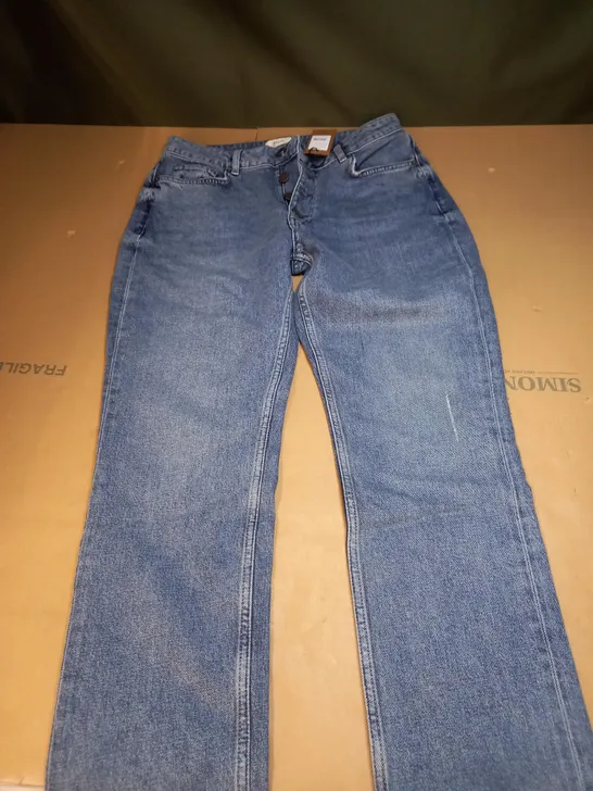 HUSH DYLAN STRAIGHT CROPPED JEANS SIZE 12S