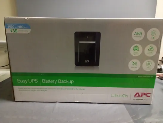 BOXED APC EASY UPS BATTERY BACKUP