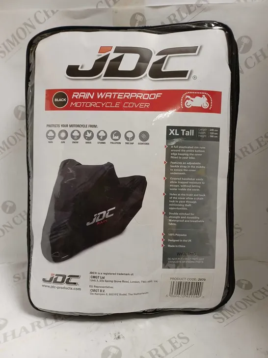 JDC WATERPROOF MOTORCYCLE COVER