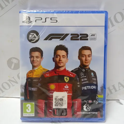 PLAYSTATION 5 F1 22 VIDEO GAME 