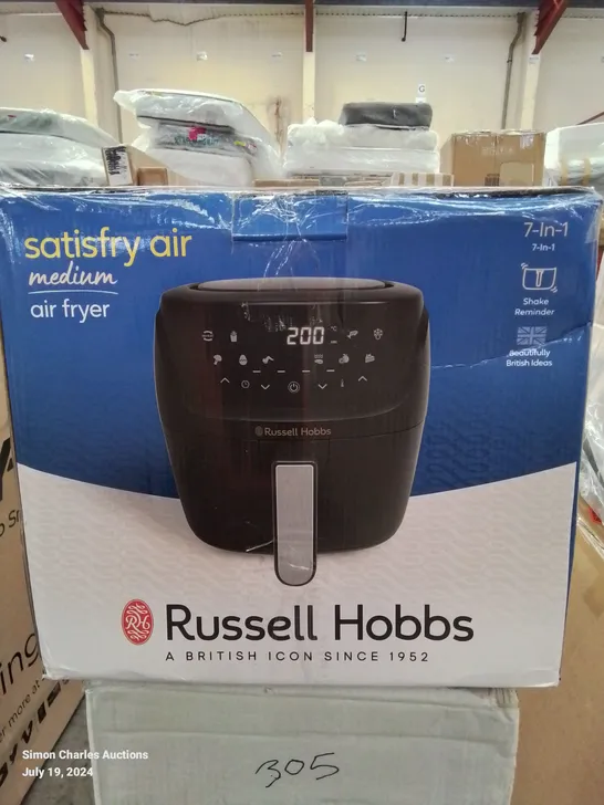 BOXED RUSSELL HOBBS SATISFRY 4L MEDIUM AIR FRYER