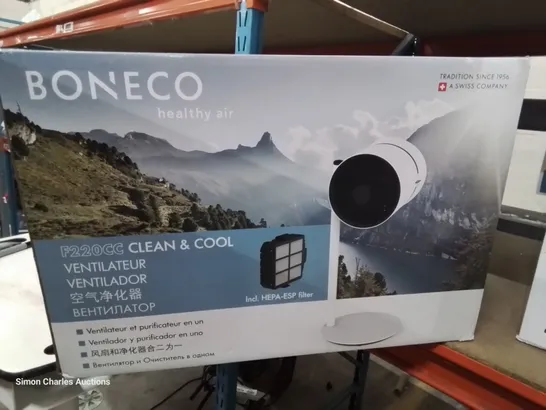 BOXED BONECO F220CC CLEAN & COOL VENTILATOR