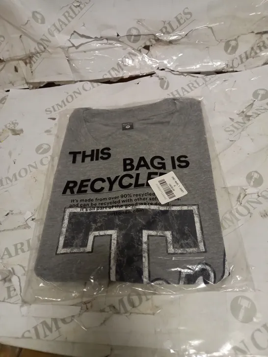 BOX OF BRAND NEW COTTON ON GREY MARL T-SHIRTS SIZE M AND 2XL 