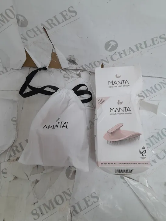 MANTA HEALTHY HAIR BRUSH IN PINK 