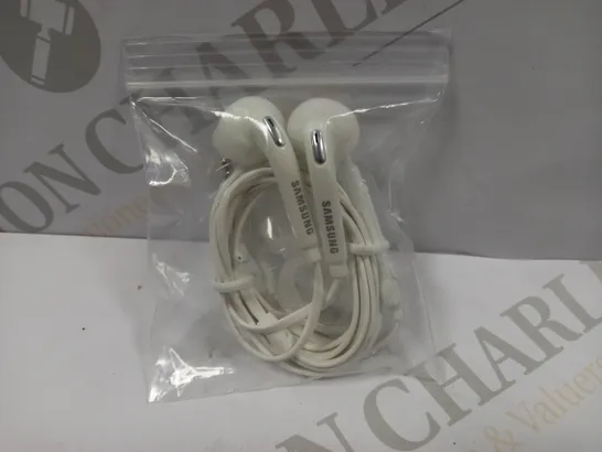 SAMSUNG WIRED EARBUDS - WHITE (NO BOX)