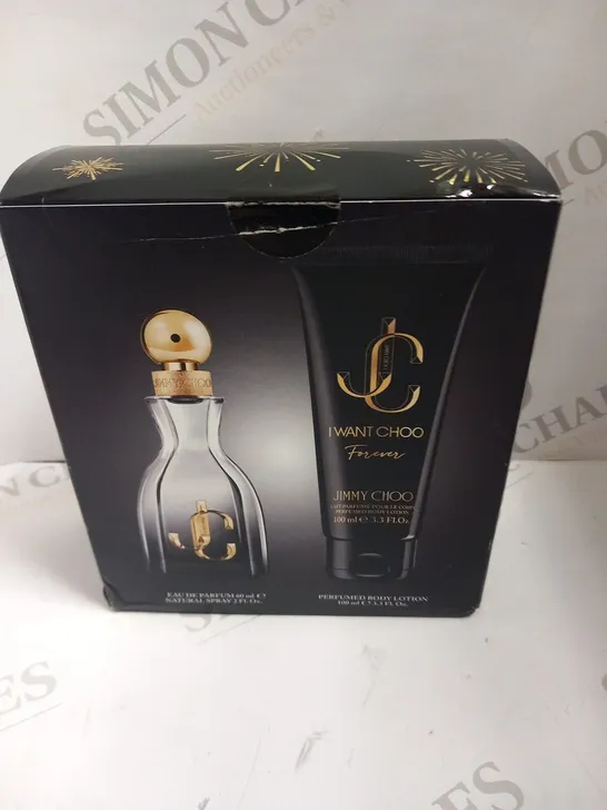 BOXED JIMMY CHOO I WANT CHOO FOREVER EAU DE PARFUM GIFT SET