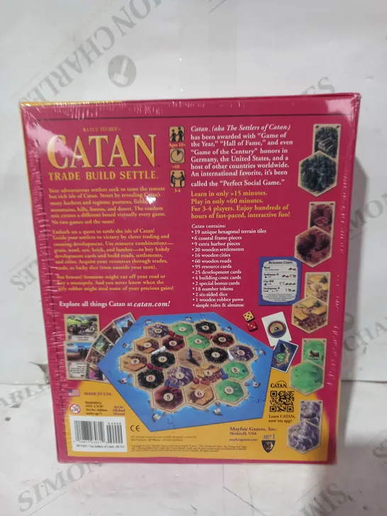 MAYFAIR GAMES SETTLERS OF CATAN BOARD GAME