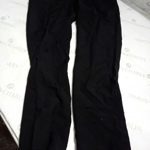 HARRY BROWN LONDON WIDE LEG TROUSERS IN BLACK - 36L