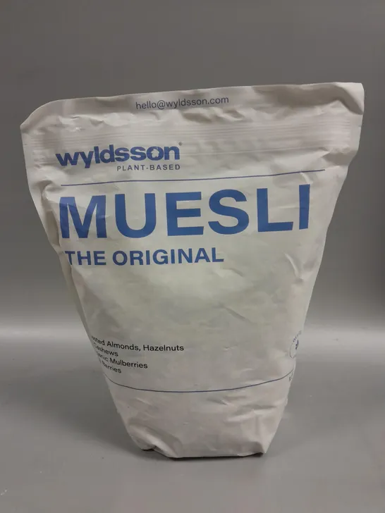 SEALED WYLDSSON PLANT BASED MUESLI - 1.5KG 