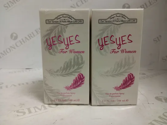 LOT OF 10 DFC YES YES EDP 100ML