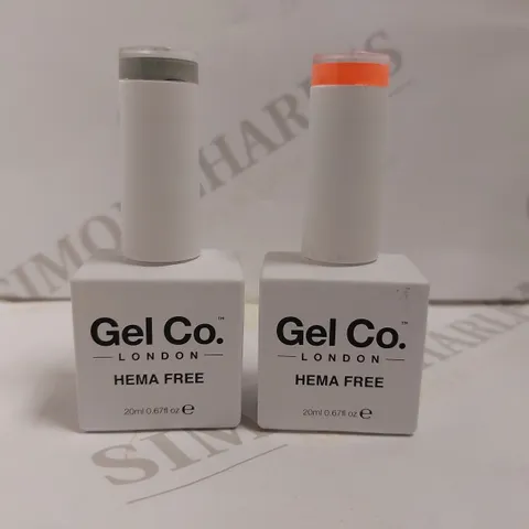 BOX OF 2 GEL CO. LONDON HEMA FREE GEL POLISH