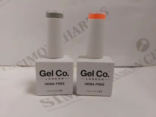 BOX OF 2 GEL CO. LONDON HEMA FREE GEL POLISH