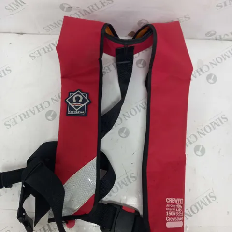 CREWSAVER AIR ONLY 150N LIFE JACKET IN RED 