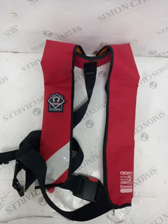 CREWSAVER AIR ONLY 150N LIFE JACKET IN RED 