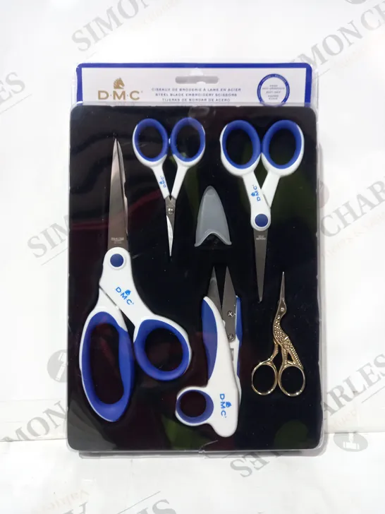 D.M.C SET OF 5 STEEL BLADE EMBROIDERY SCISSORS