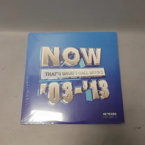 SEALED NOW THATS WHAT I CALL MUSIC 03-13 VINYL