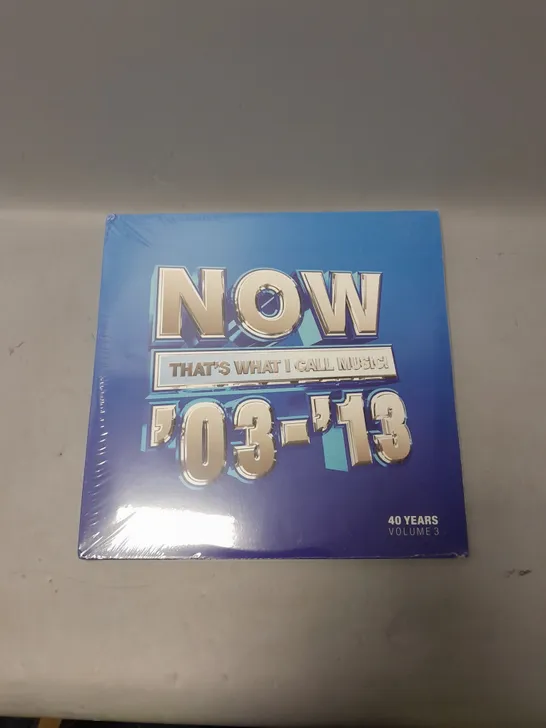 SEALED NOW THATS WHAT I CALL MUSIC 03-13 VINYL