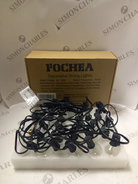 BOXED FOCHEA WARM WHITE DECORATIVE STRING LIGHTS