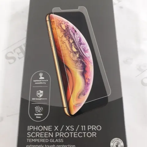 APPROXIMATELY 390 IPHONE X/XS/11 PRO SCREEN PROTECTOR TEMPERED GLASS 