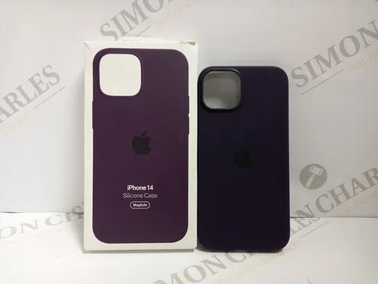 APPLE IPHONE 14 SILICONE CASE - PURPLE