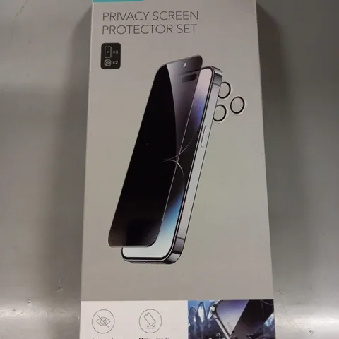 BOXED ESR PRIVACY SCREEN PROTECTOR SET FOR IPHONE 15 PRO 