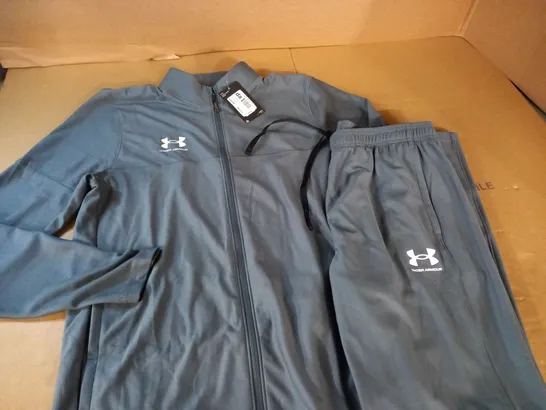 UNDER ARMOUR CHALLENGER TRACKSUIT IN ANTHRACITE - MED