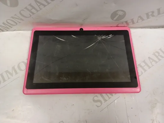 PINK ANDROID TABLET - BRAND UNKNOWN